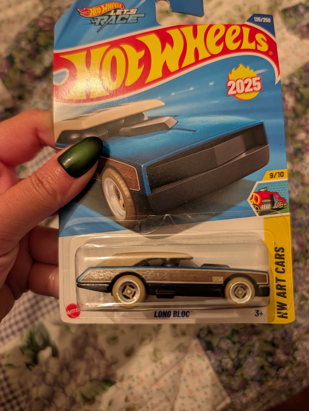 Mattel Hot Wheels Long Bloc in Black & Tan